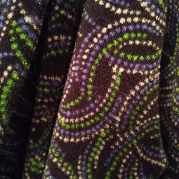 Vera Bradley Womens Large Bathrobe Multicolor Fleece Hooded Short Sash Tie Fuzzy - Picture 3 of 11